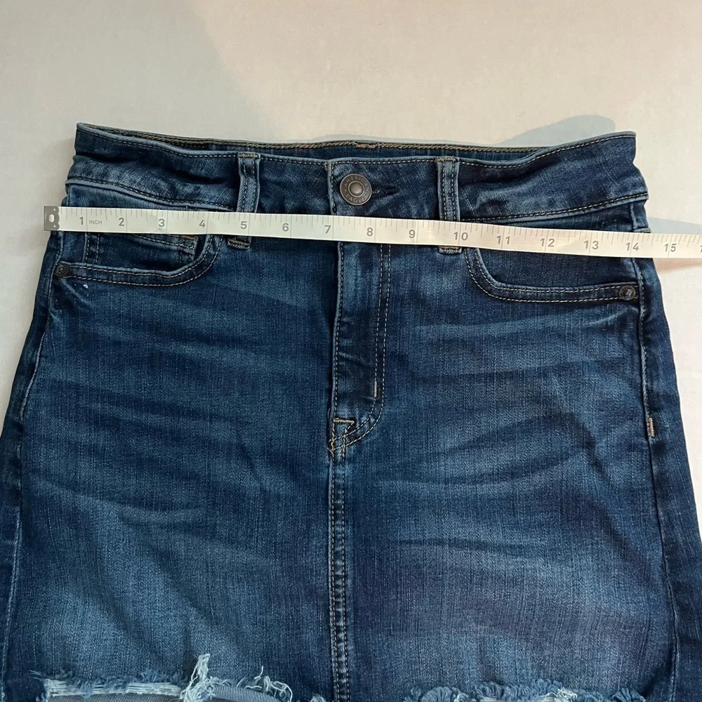 American Eagle Denim Hi-Rise Next level‎ Stretch Mini Skirt - Size 4